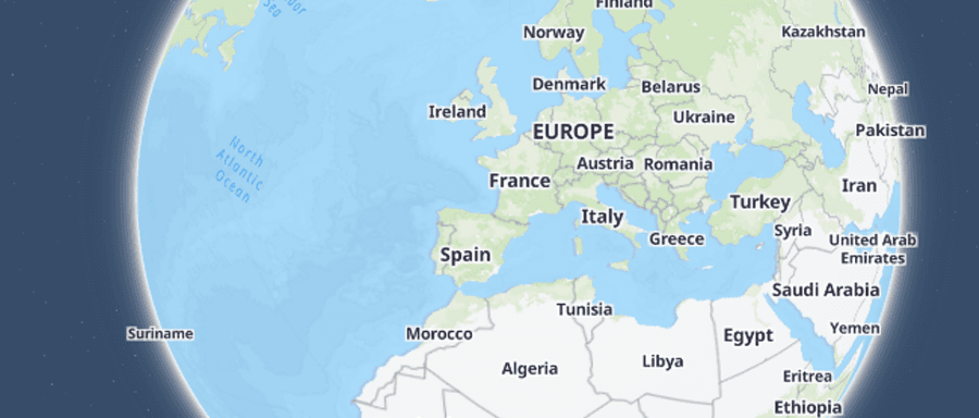 Preview of a Mappinest map style in OpenLayers